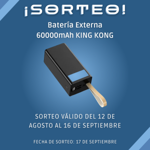 1108 SORTEO DE CARGADOR EXTERNO